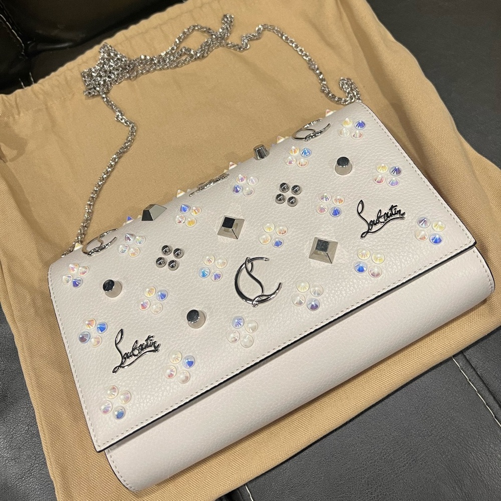 Christian Louboutin Paloma embellished clutch